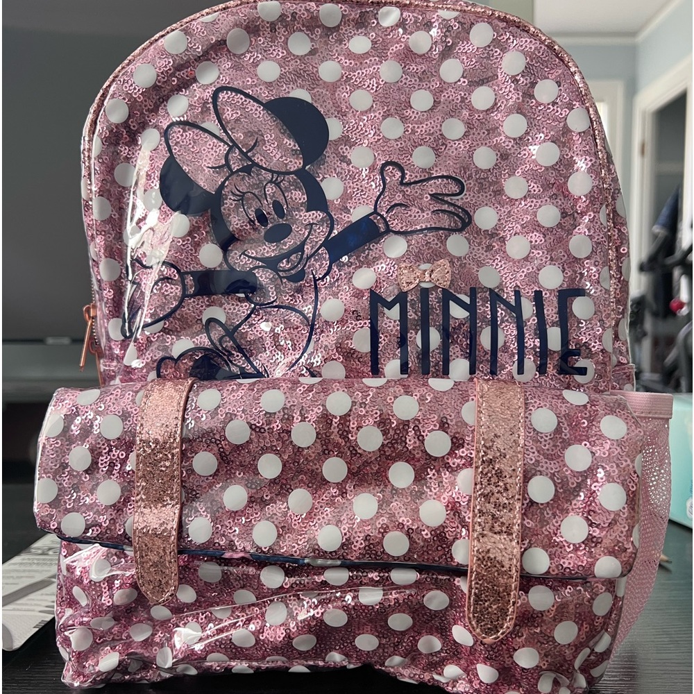 Disney pink Minnie backpack new and unused